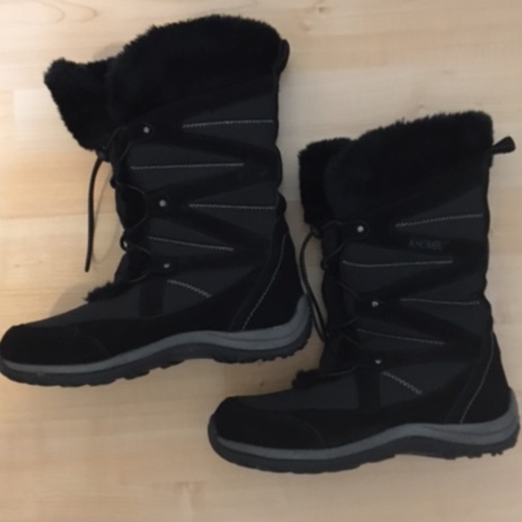 Almost new Khombu faux-fur lined winter boots - Picture 1 of 11